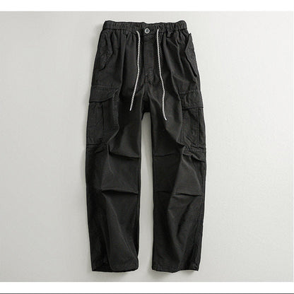 Camo Multi-Pocket Loose Straight Cargo Pants – Japanese Vintage Unisex – Pants | japanese streetwear | vintage workwear | unisex | Yamalinclothes