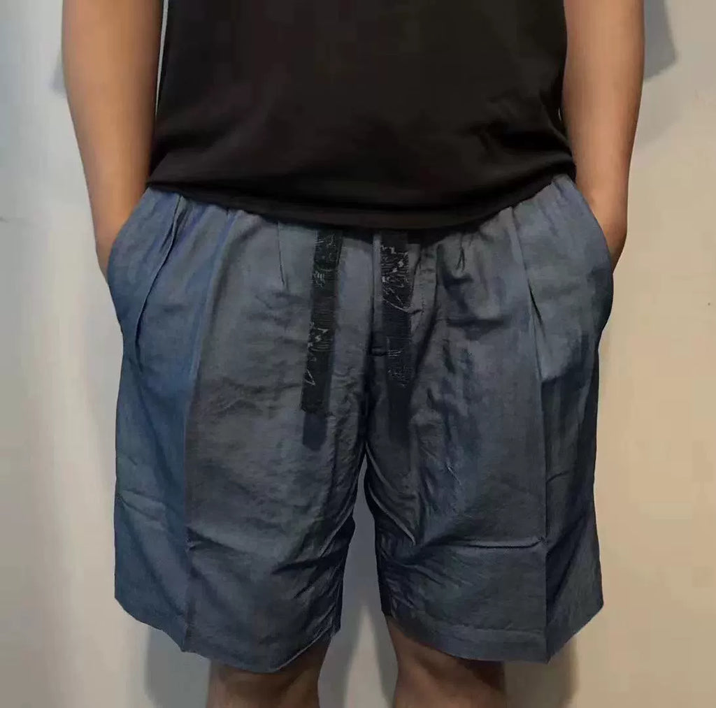 ICT HAKAMA overseas limited cashew flower ancient cloth belt casual tide shorts