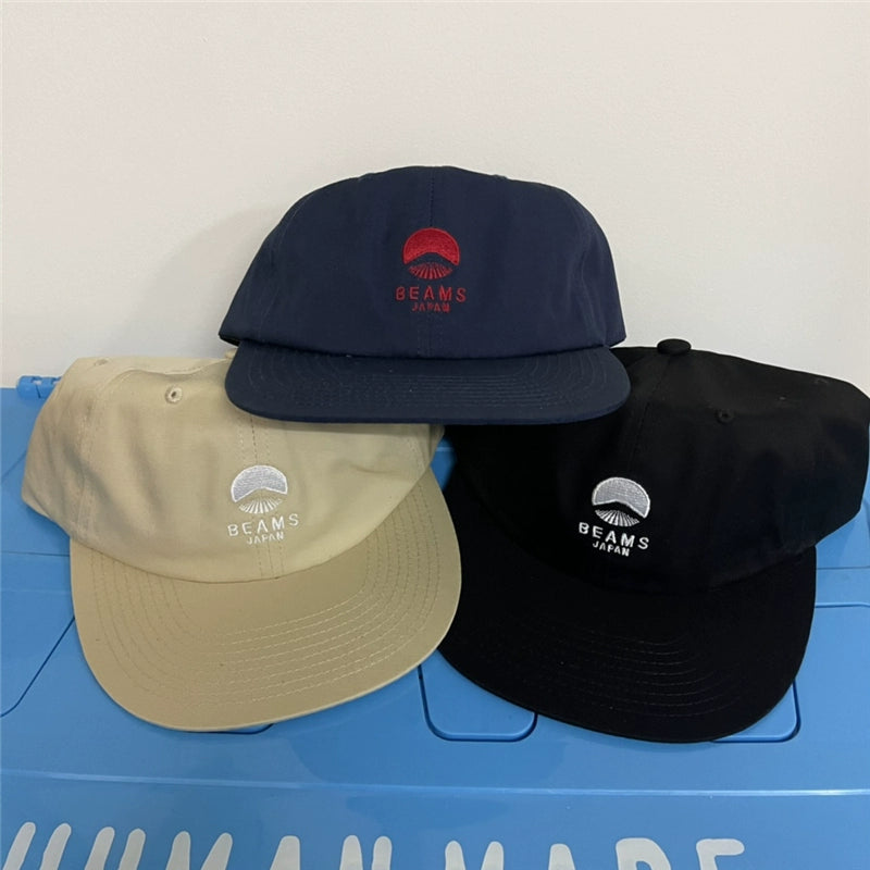 Fuji embroidered baseball cap dome wide-brimmed student cap