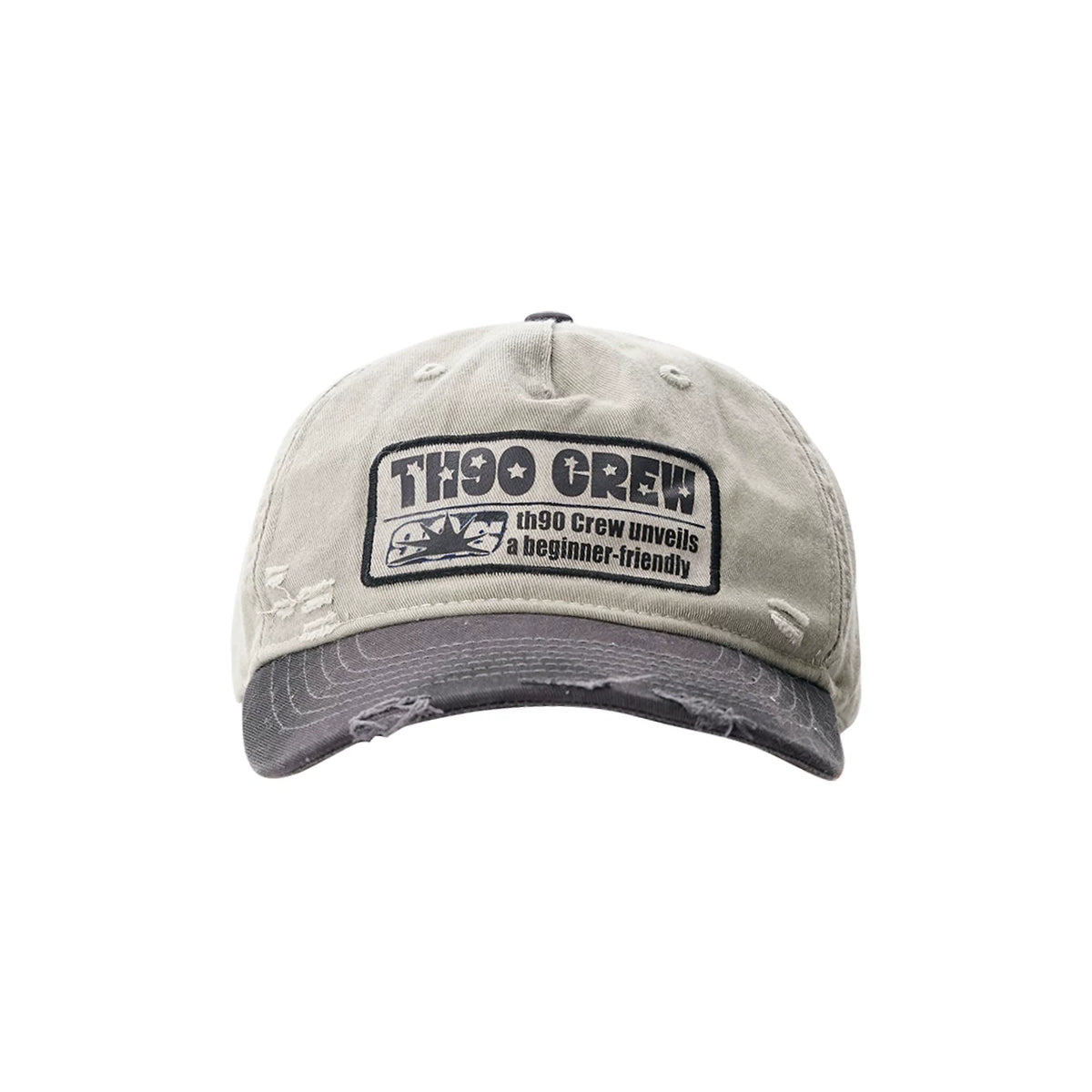 Distressed Trucker Baseball Cap – American Retro Cotton Geometric Unisex – cap | japanese streetwear | vintage workwear | unisex | Yamalinclothes