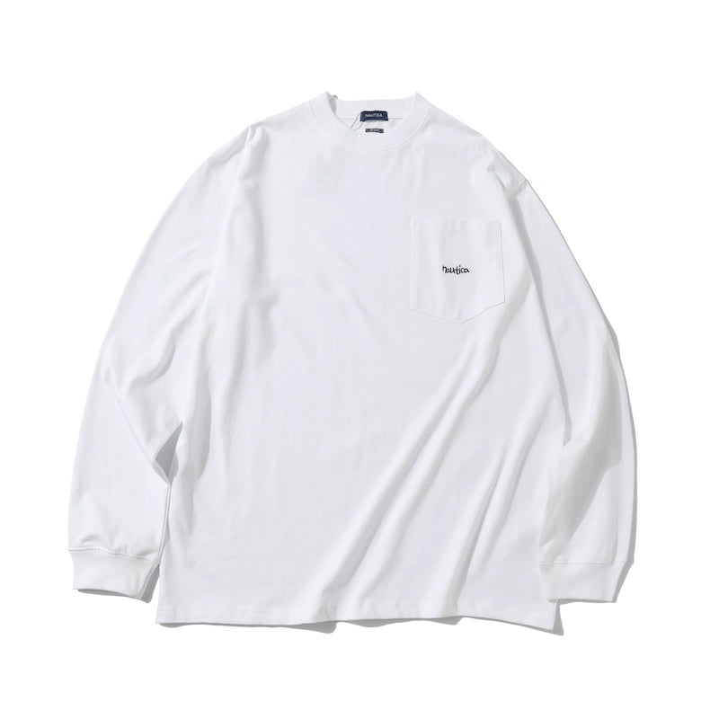 Japanese heavy long-sleeved T-shirt loose city boy