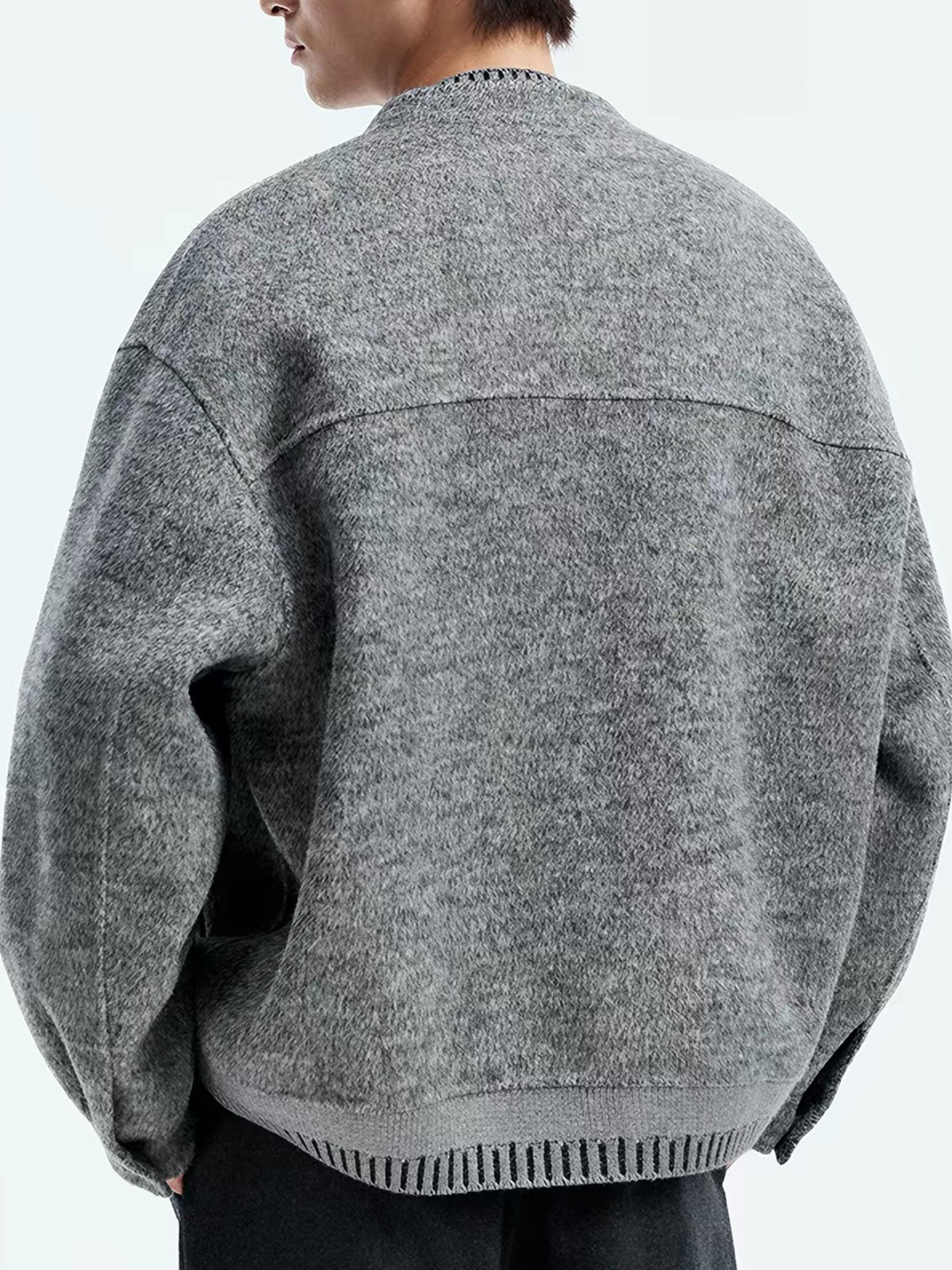100% Wool Double-Faced Wool Jacket – Japanese Loose Unisex – Coats Jackets | japanese streetwear | vintage workwear | unisex | Yamalinclothes