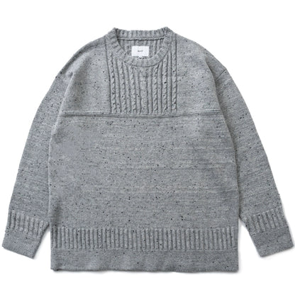 Autumn and winter retro clothing personality color cotton twist woven wool sweater pullover loose casual sweater men and women