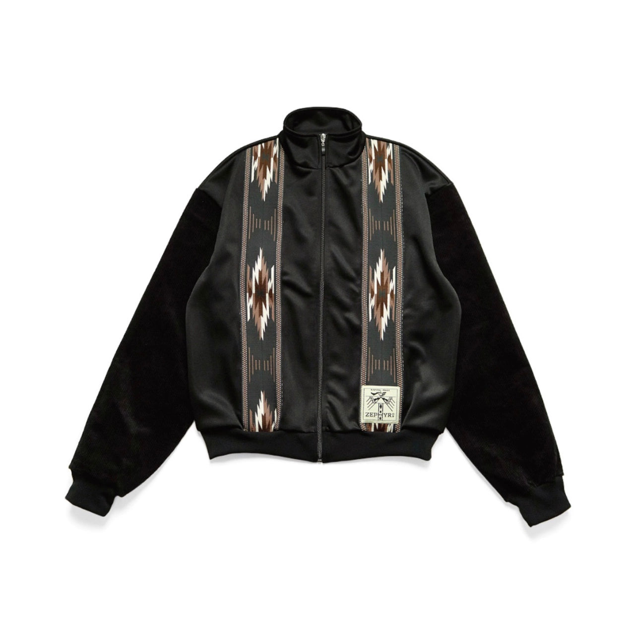 Kapital 25AW Japanese Corduroy Jacket - Ethnic Embroidered Zip Sleeve Warm Coat