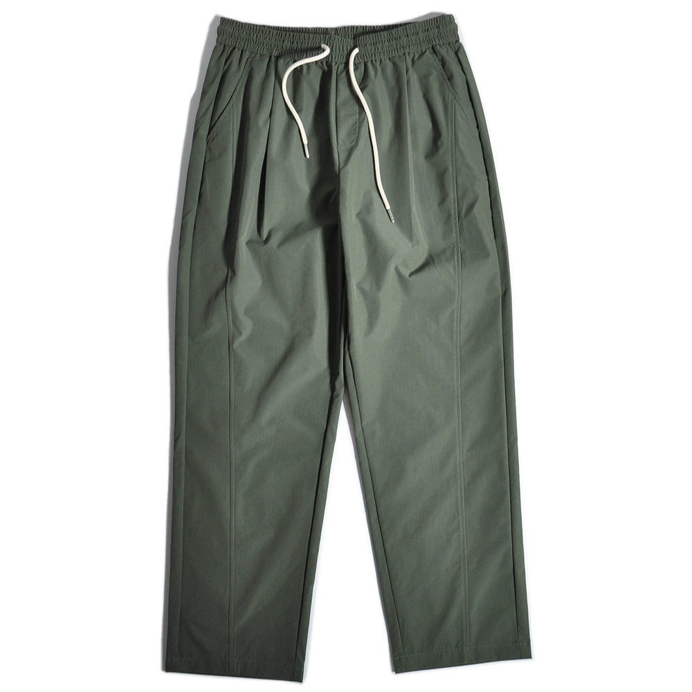 Spring and summer mountain outdoor quick-drying function Hong Kong style split splicing Japanese loose straight double pleated casual cargo pants men