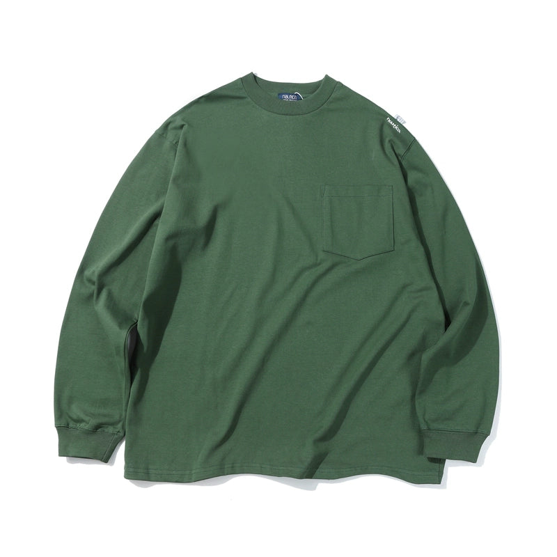 Japanese heavy long-sleeved T-shirt loose city boy