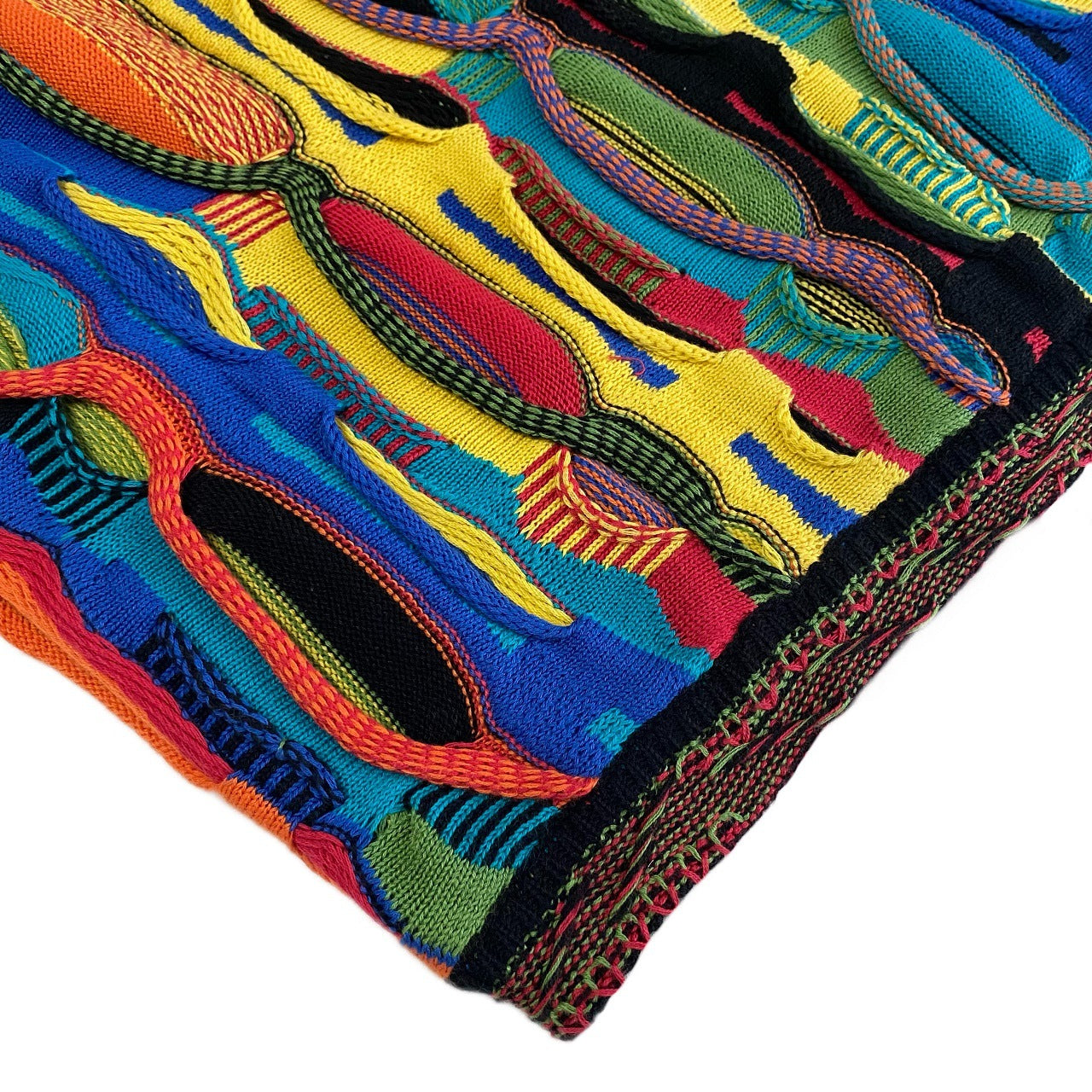 Japanese vintage loose bf pop contrast ethnic style knit pullover sweater Amazon