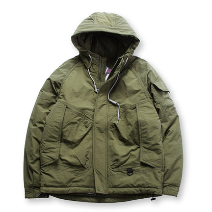 Hooded Down Jacket – Drawstring Multi Pocket | Yamalinclothes