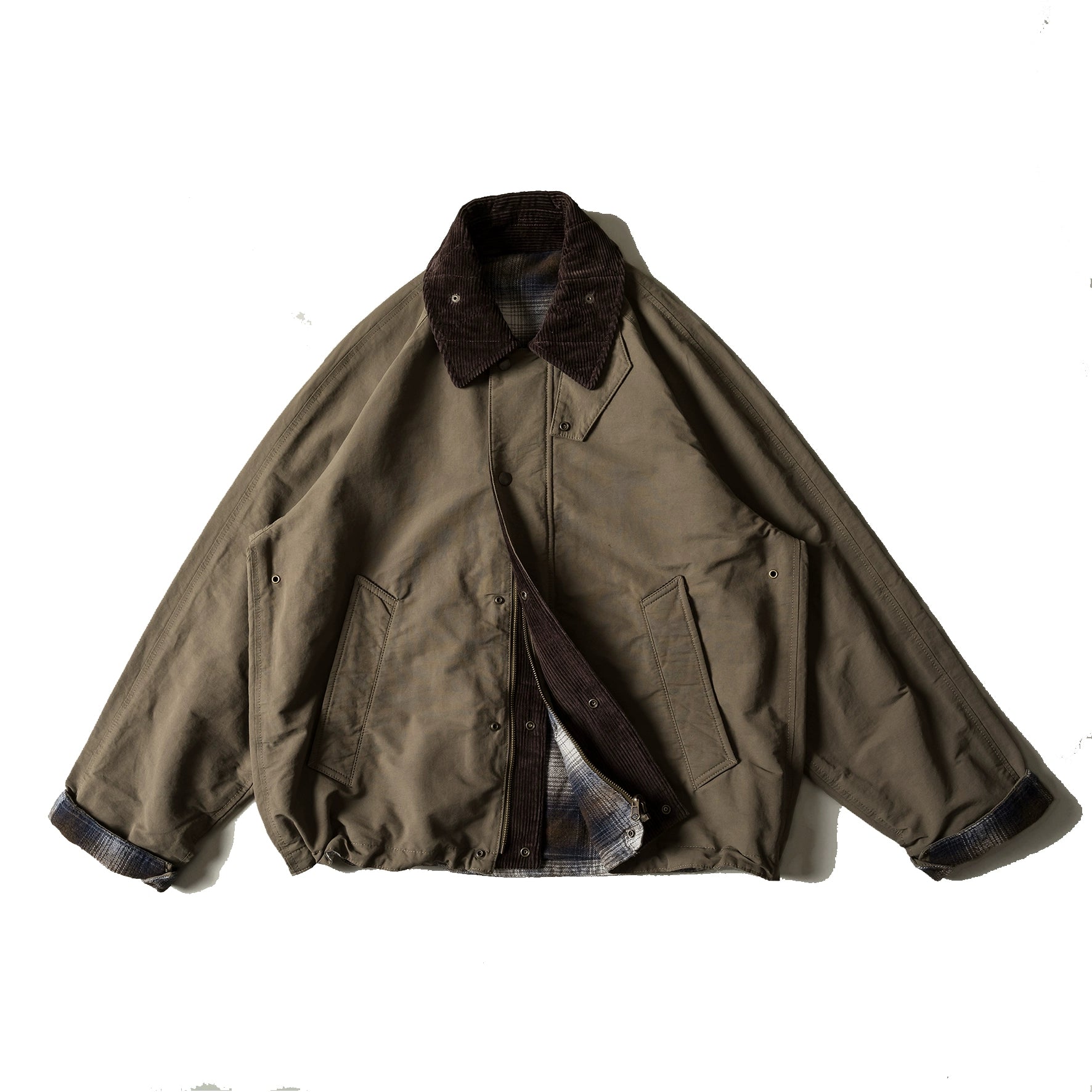 Vintage Safari Cargo Jacket – Short Loose Barn Style (Unisex)