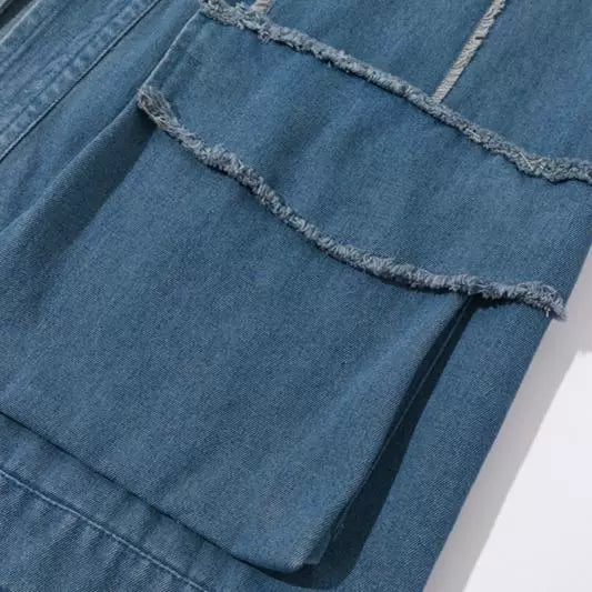 Japanese retro autumn ethnic style sticker cloth tassels design robe coat