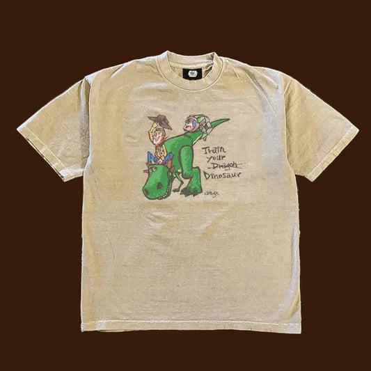 220G Breathable Dropped Shoulder Oversized T-Shirt | Unisex College Style