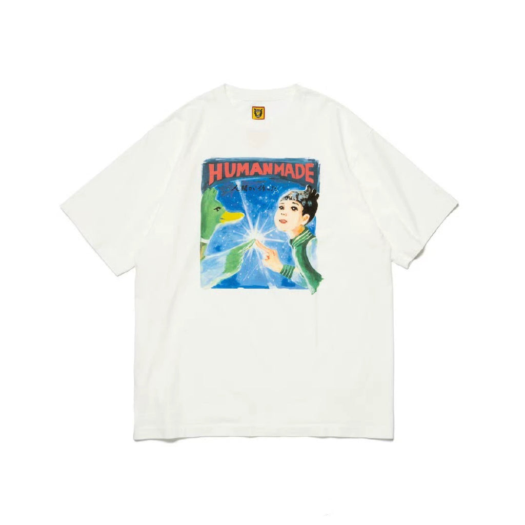 Japanese summer heavy short-sleeved T-shirt illustration series nigo short tee