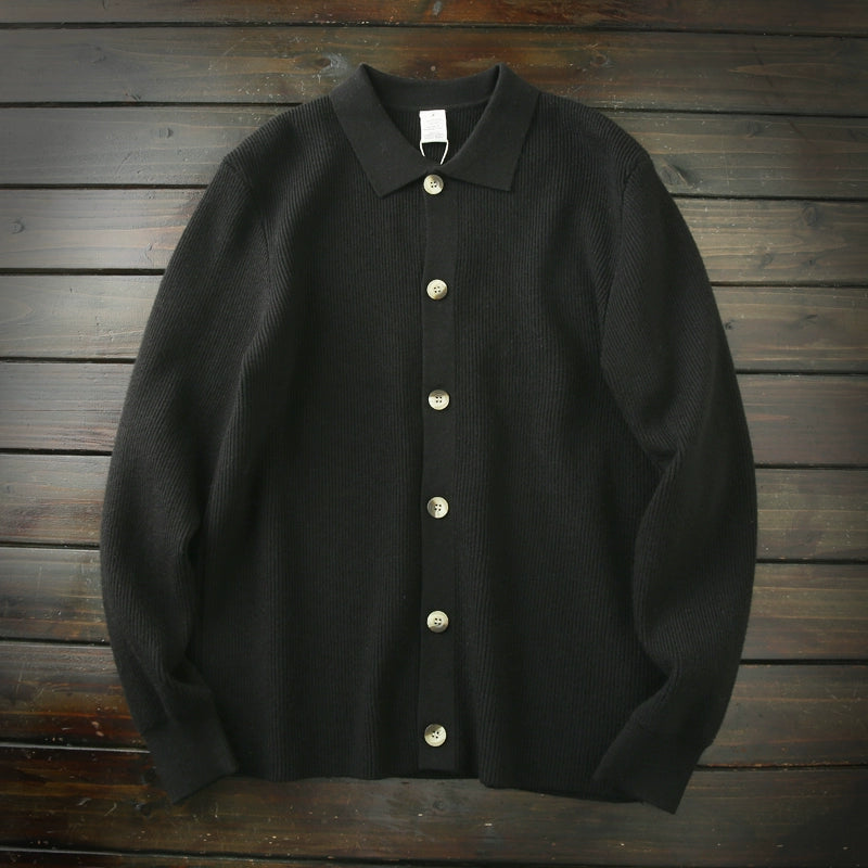 Super soft Andy velvet! Anti-pilling! HEAVY 570G MEN'S AUTUMN WINTER LAPEL THICKENED CARDIGAN KNITTED SWEATER JACKET