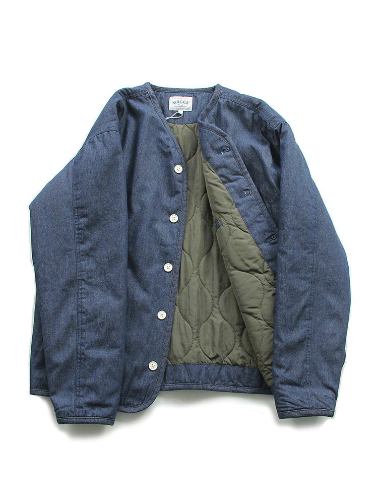 Japanese retro mountain cargo jacket thick little cotton clothes, Ami Ka Ji layered denim V-neck jacket jacket tide | Japanese vintage | yamalin clothes | Yamalinclothes