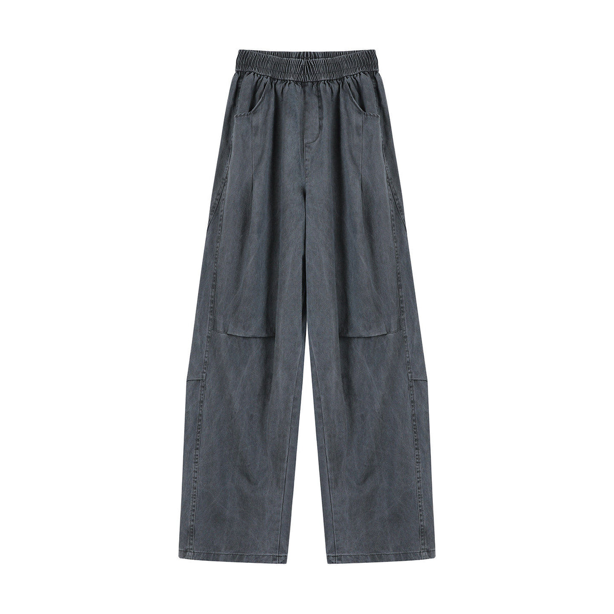 Cotton Utility Pants – Washed Finish & Panel Seams | Yamalinclothes
