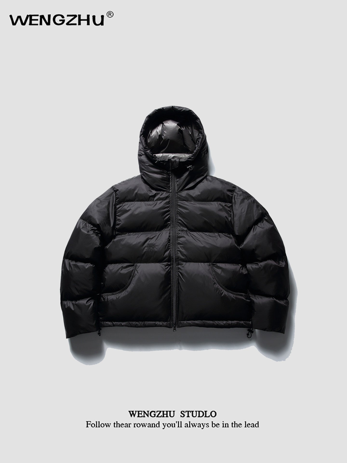 WENGZHU Designer Hooded Puffer Jacket - Loose Warm Bread Coat (Unisex)