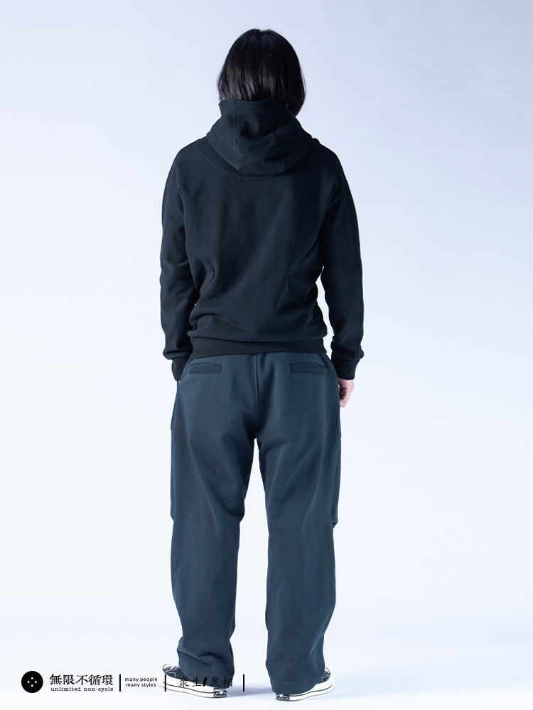 Original design men's terry casual loose elastic waist drawstring pants