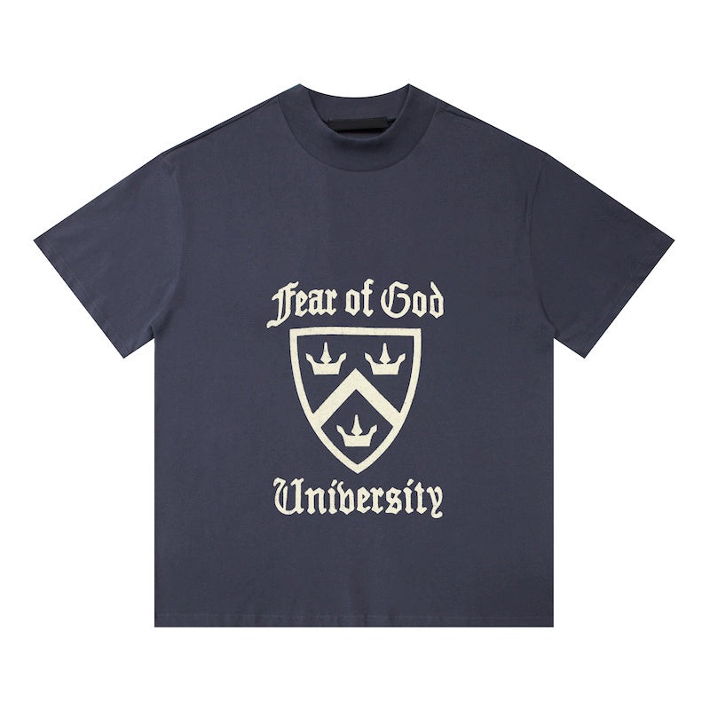 right edition American retro high street print short sleeve T-shirt