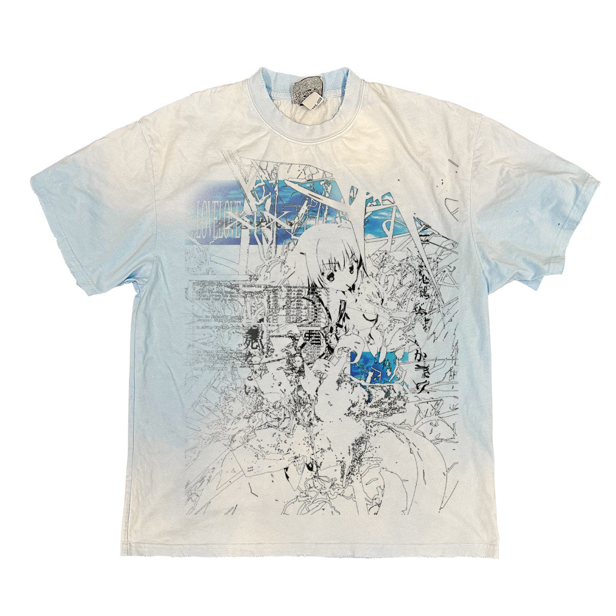 Japanese Graphic Print Crewneck Short Sleeve T-Shirt – Casual Unisex Streetwear Tee