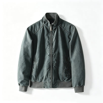 Quilted Stand-Collar Cotton Jacket – Light Warm Oversized Unisex – Japanese vintage | fall outfits 2026 | fall winter outfits | classy winter outfits | lazy comfy outfits | japanese streetwear | vintage workwear | yamalin clothes | Yamalinclothes