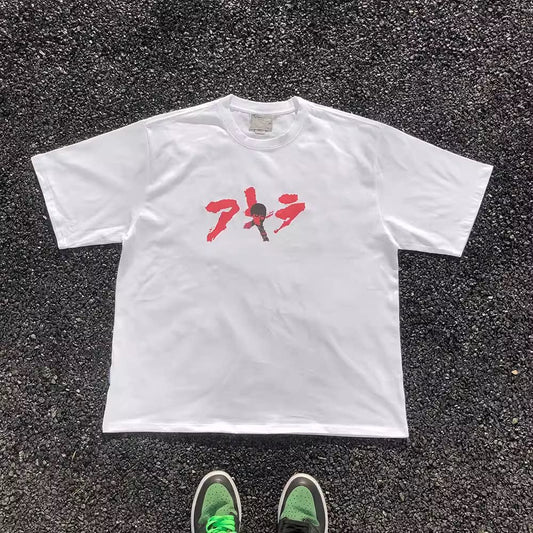 Heavyweight 260g! Original design Akira full-back niche short-sleeved T-shirt