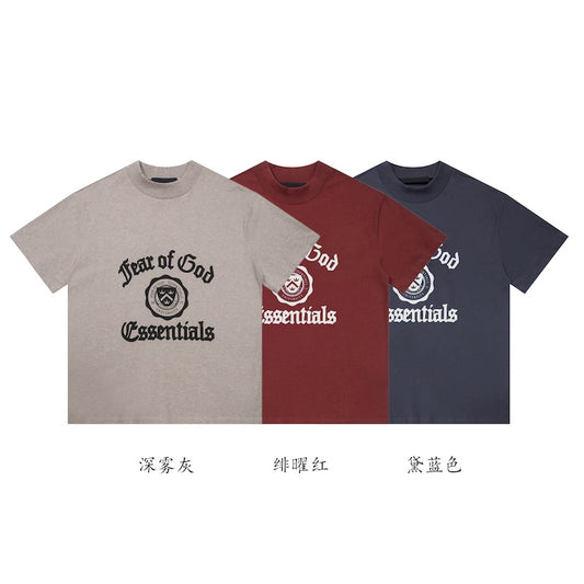 Correct Edition Summer Short Sleeve T-Shirt American high street short tee