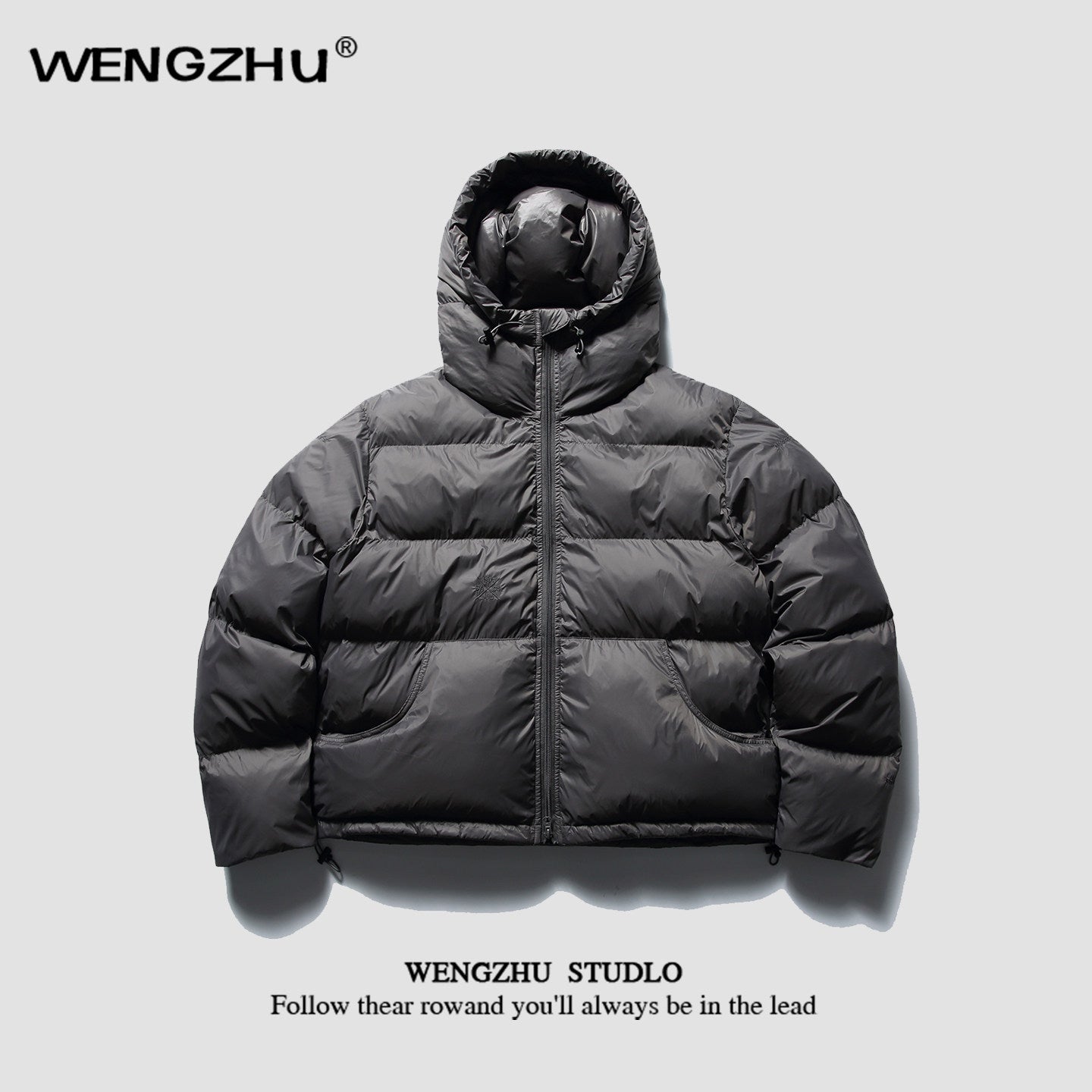 WENGZHU Designer Hooded Puffer Jacket - Loose Warm Bread Coat (Unisex)