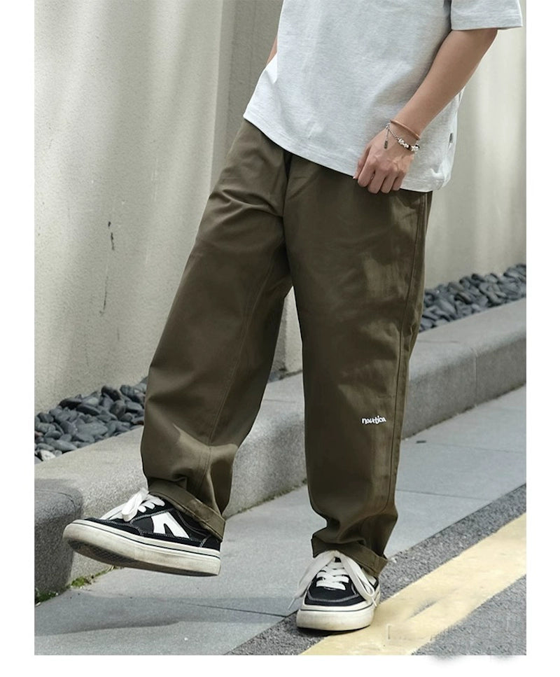 Micro taper frock pants loose wide leg sagging casual pants