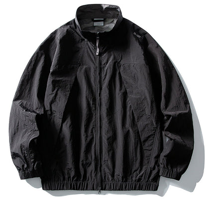 Quick-Dry Stand-Collar Outdoor Jacket – Mountain Oversized Unisex – Japanese vintage | fall outfits 2026 | fall winter outfits | classy winter outfits | lazy comfy outfits | japanese streetwear | vintage workwear | yamalin clothes | Yamalinclothes