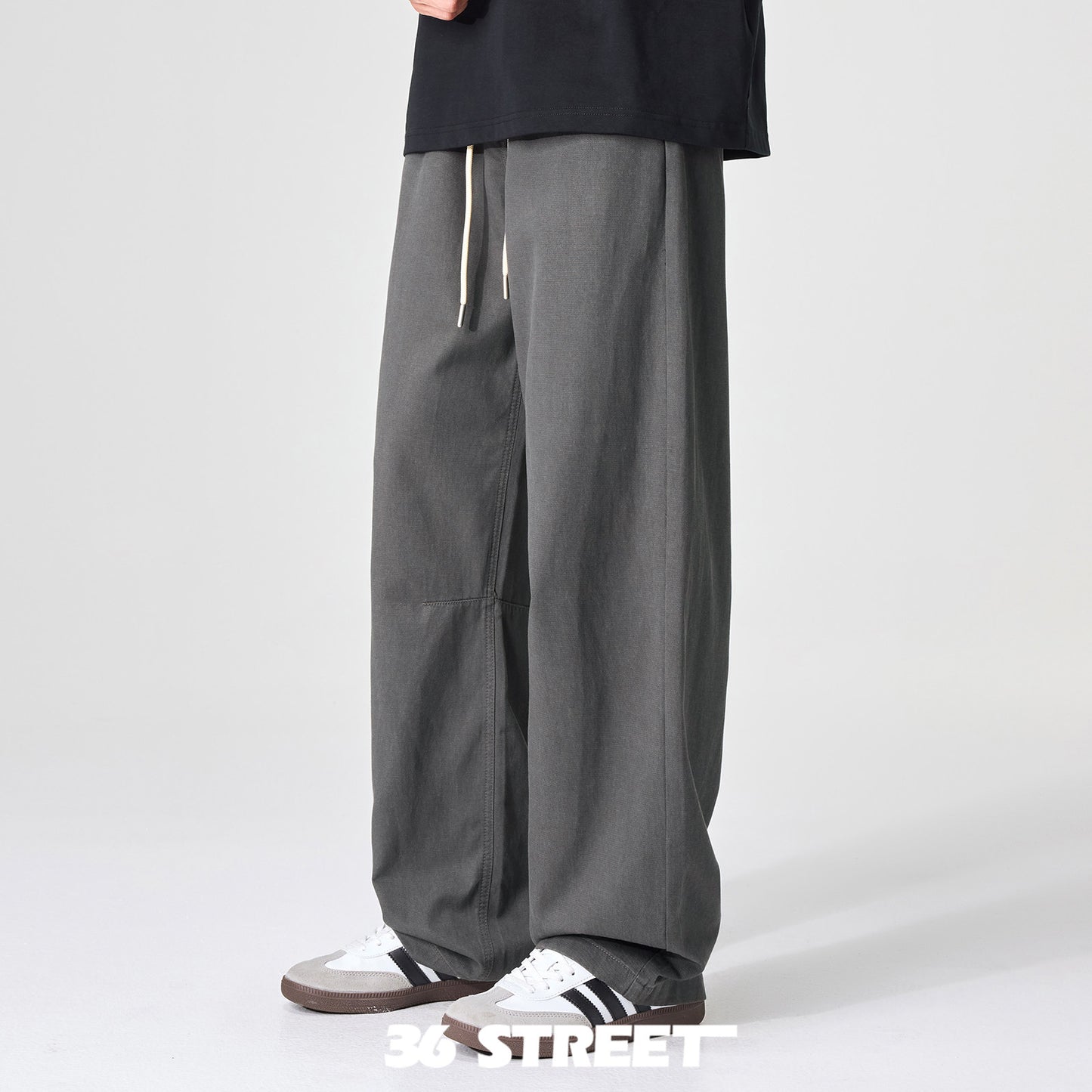{{ Japanese Tencel Lyocell Loose Straight Cargo Pants – Cool Summer Slacks for Men – Japanese vintage | yamalin clothes | Yamalinclothes }}