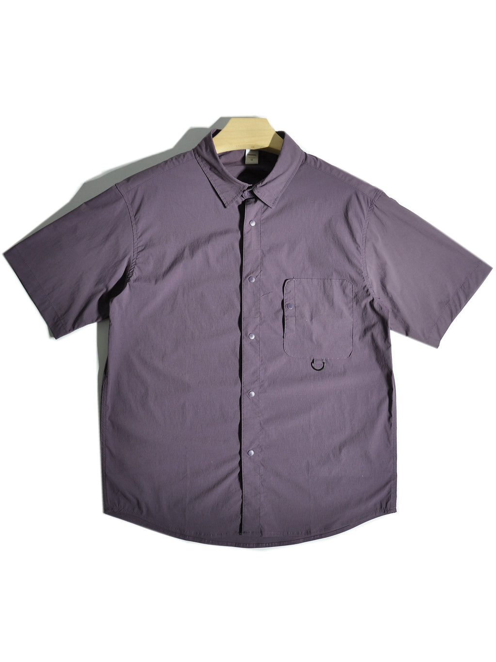 Summer thin quick-drying mountain outdoor functional wind pocket cargo short-sleeved shirt Japanese loose casual shirt men