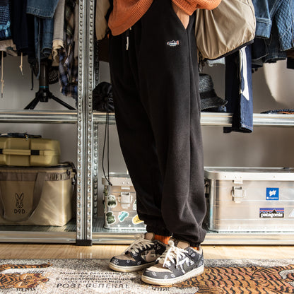 cityboy loose pants type polar fleece plus pile thickened warm pants small feet elastic waist drawstring slacks men