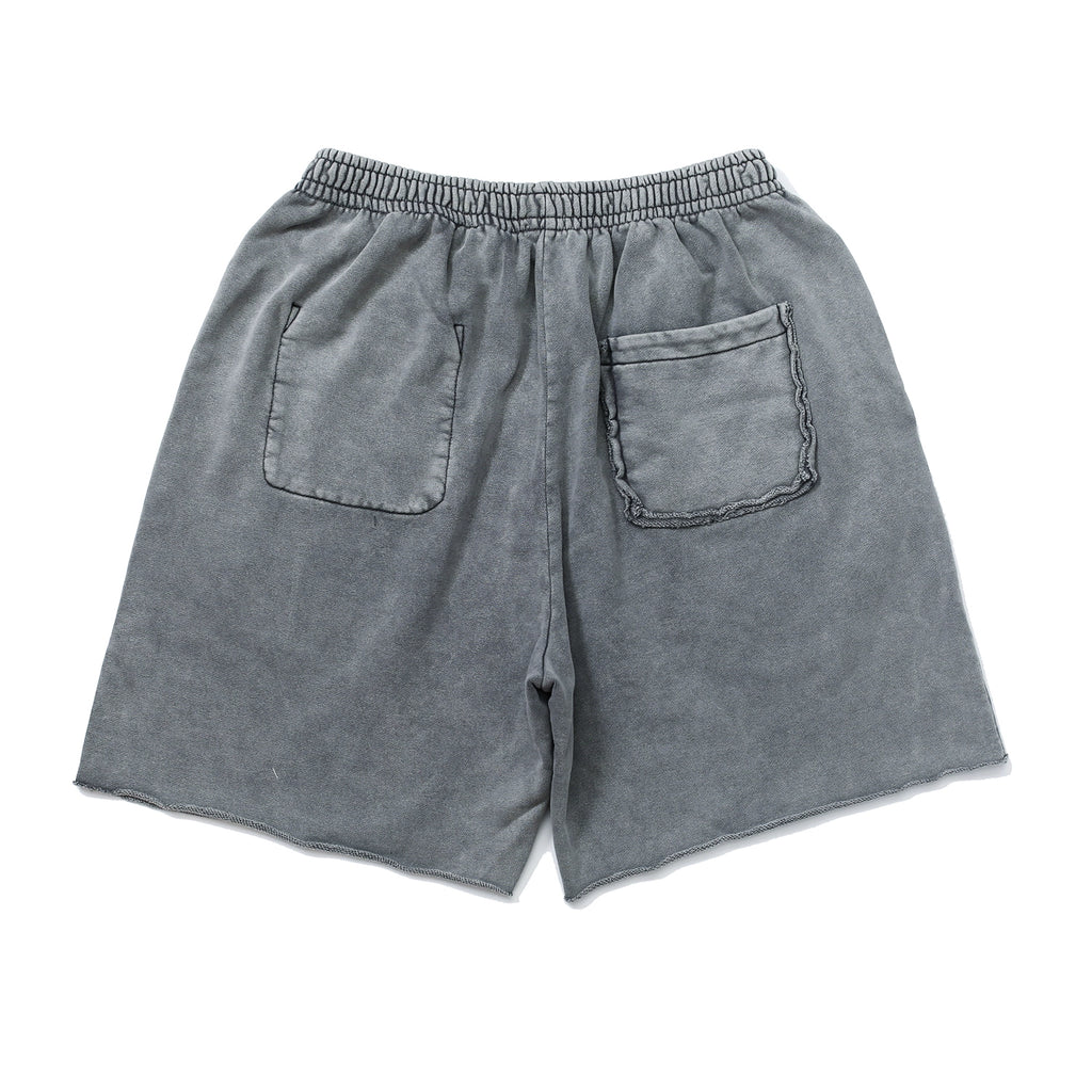 Japanese overalls, sports, washed, old fried pants, shorts, five-cent pants