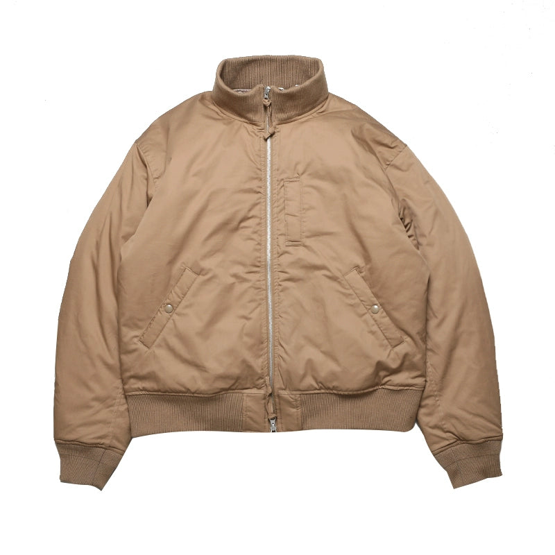 In stock Japanese Nanamika 24AW MA1 Air Force Stand Collar Thermal Cotton Jacket Baseball Jersey Jacket