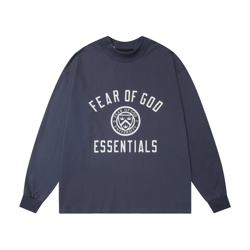 American fashion brand letter print long sleeve T-shirt for men and women loose base layer for men and women