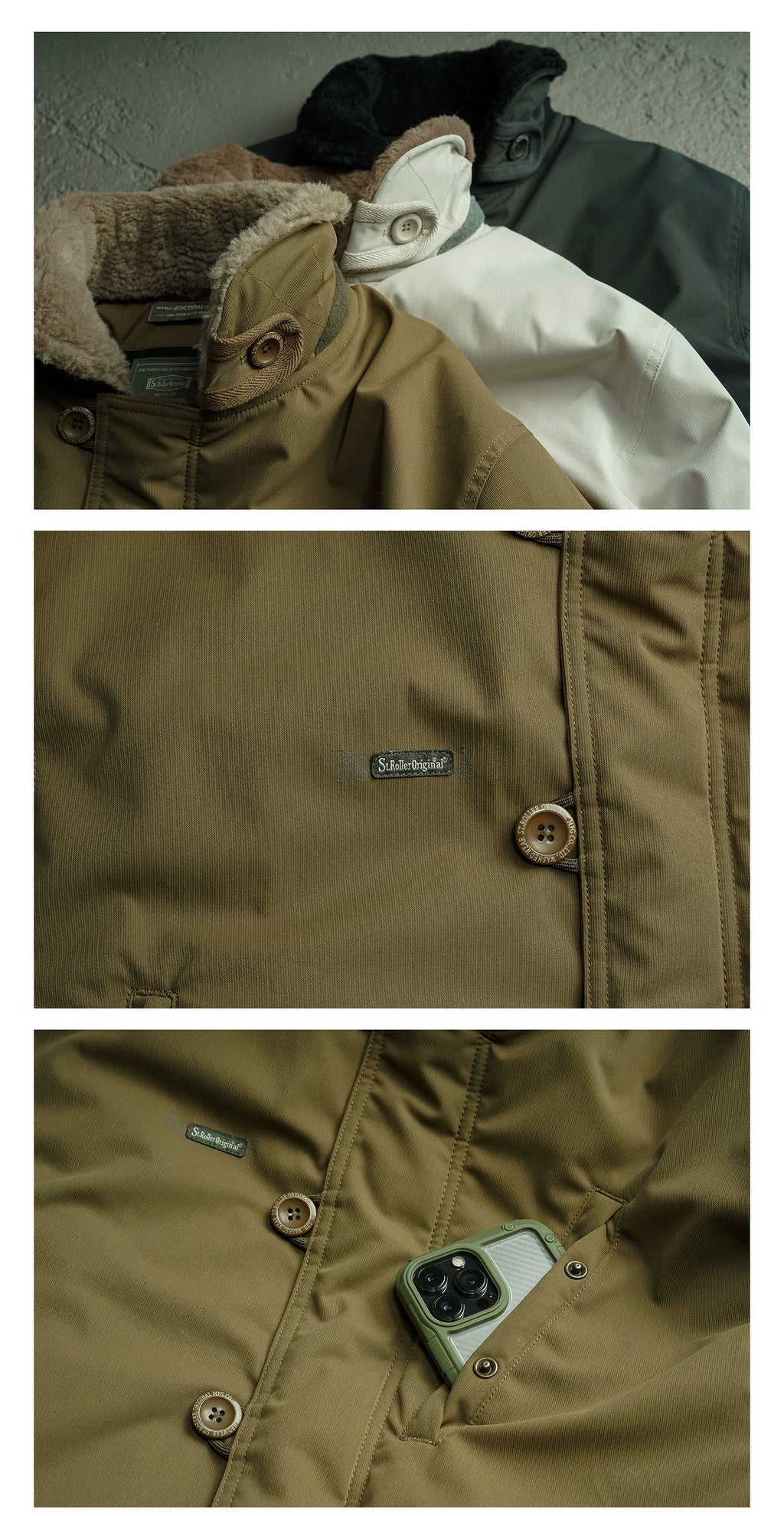 Vintage N-1 Deckhand Suit – 3M Water-Repellent Wool Blend (Unisex)