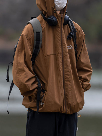 Waterproof Hooded Outdoor Workwear Jacket – Mountain Oversized Unisex