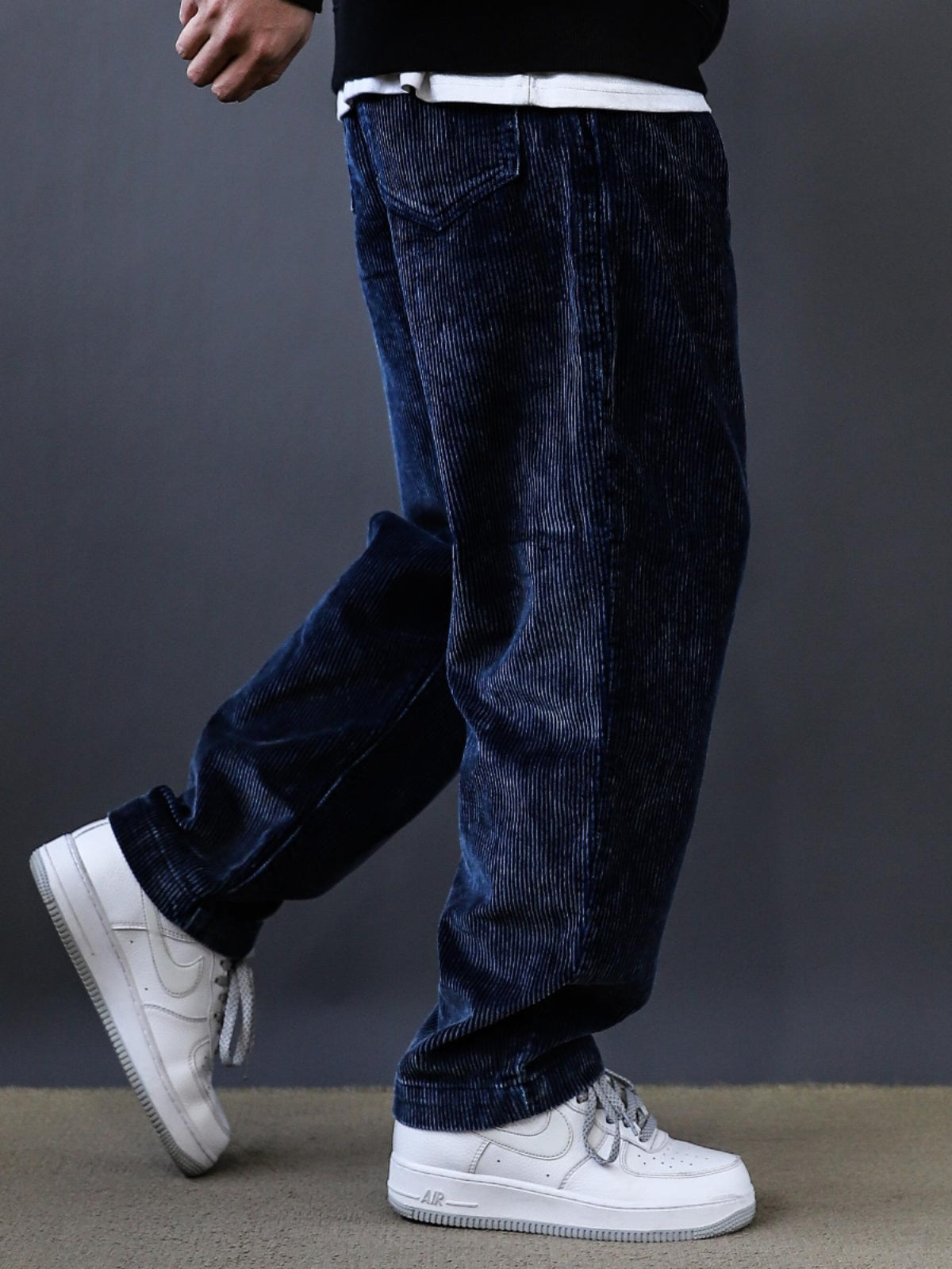 Spring Autumn 2025 Men's Japanese Corduroy Casual Pants Vintage Drawstring Athletic Pants Men's Spring and Autumn Pants