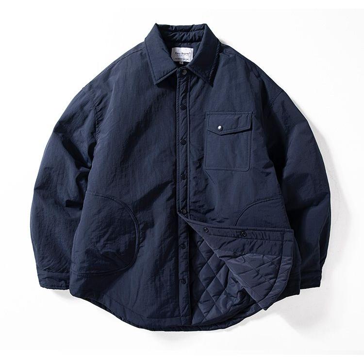 Quilted Lapel Jacket – Windproof Waterproof Oversized Unisex Cotton Padded Coat