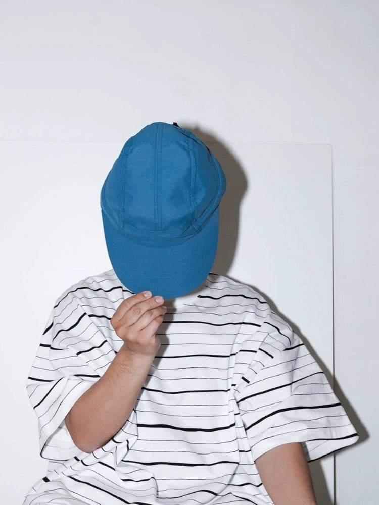 S.F.C 25ss Japanese Hand-Painted Striped Short Sleeve T-Shirt Extra-wide Fit T-Shirt Men's and Women's Silhouette T-Shirt Tops