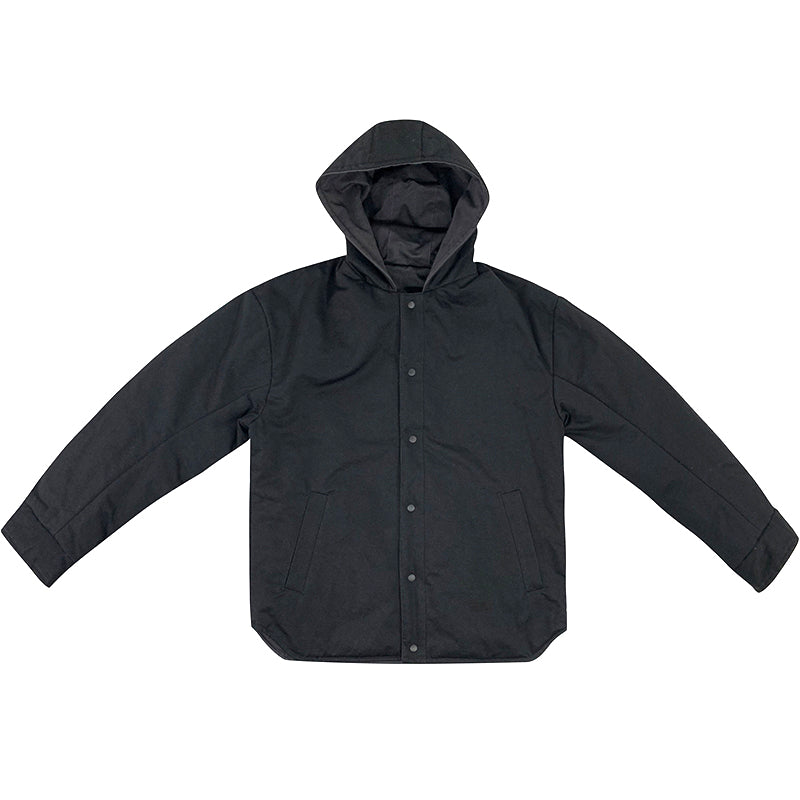 Q Infinite No Cycle No Closed D Original Men's Winter Hooded Slightly Loose Double-sided Short Padded Jacket