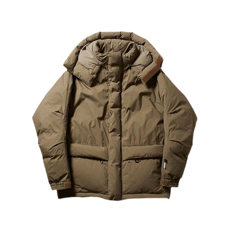 Fall/Winter Thickened Waterproof Men's and Women's Loose Hooded Functional Down Jacket