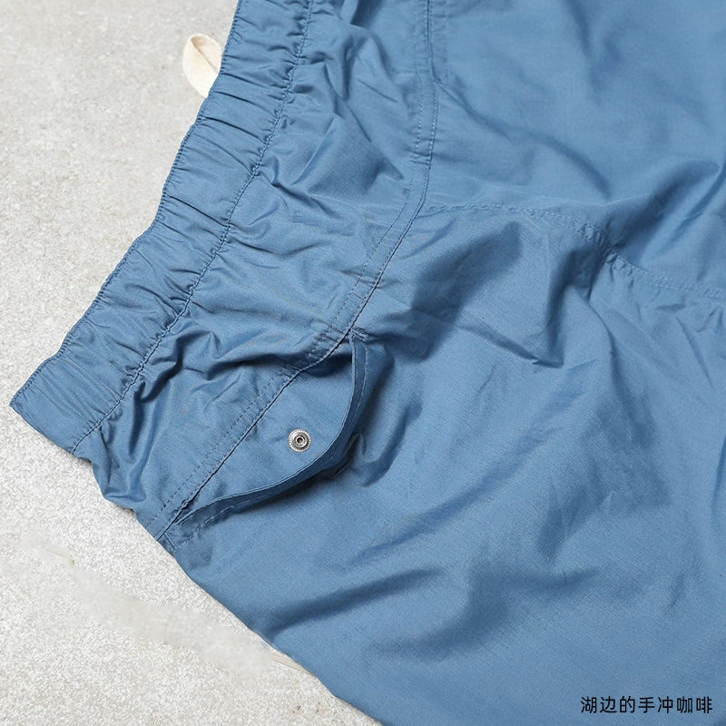 Casual polyester/cotton blended trousers with thin fabric suitable for spring and summer