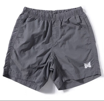 Butterfly embroidery day tide City boy nylon quick-drying beach shorts
