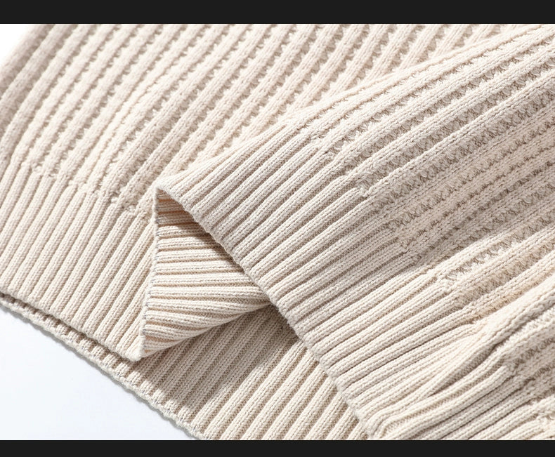 Temperament turtleneck sweater men's winter thickened and versatile solid color trend underwear with a base knit