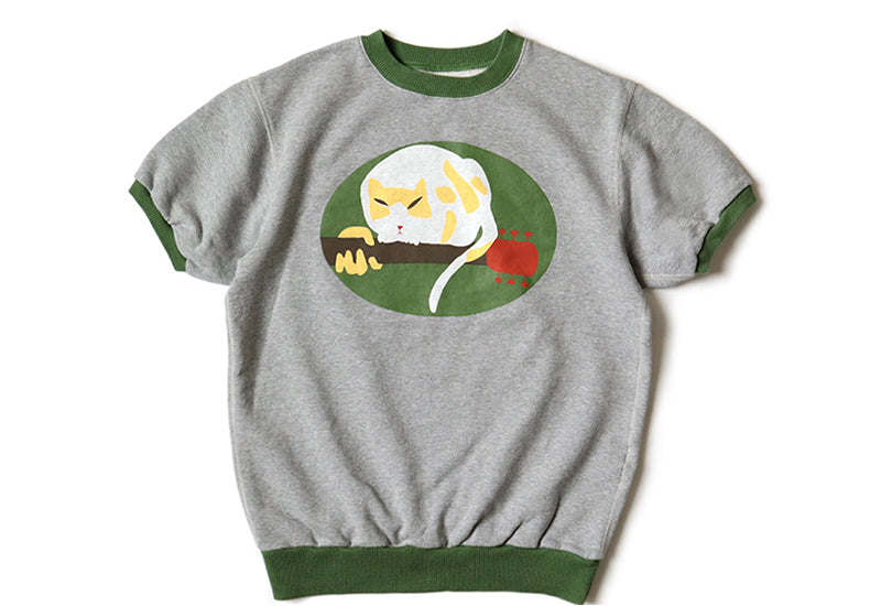 Japanese couple round neck short-sleeved T-shirt