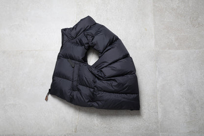 High quality Kpit Hirata Kazuhiro reversible down jacket vest male Yu Wenle Japanese stand up collar cargo vest