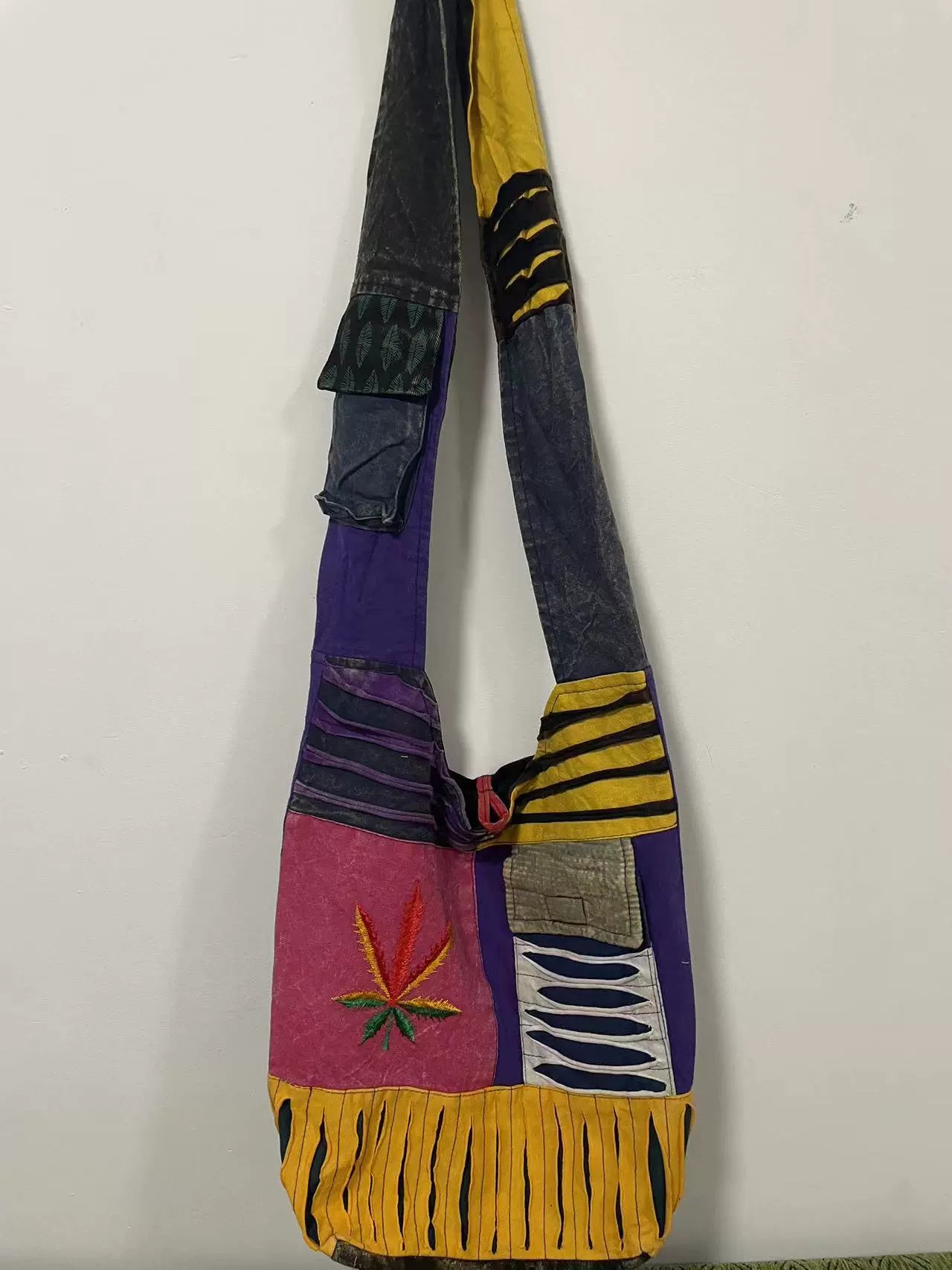 Nepalese women's bags, net red bags, handmade bags, large-capacity shoulder bags, travel outdoor storage, cross-body bags