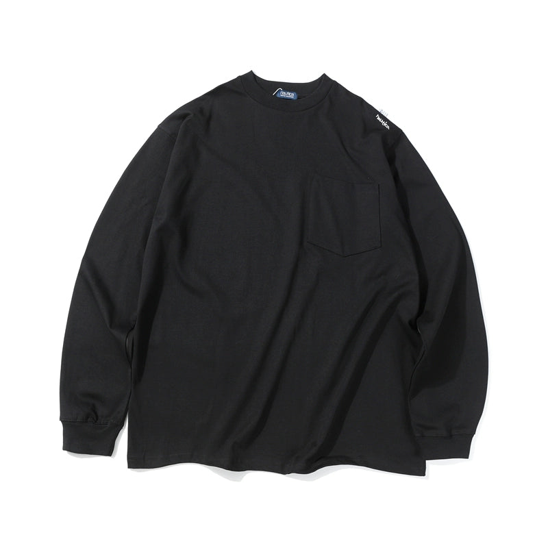 Japanese heavy long-sleeved T-shirt loose city boy