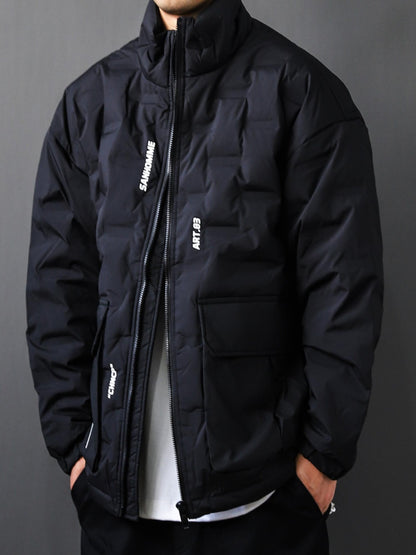 90 white duck down down jacket men's retro plus size light winter men's lightweight trendy couple stand-up collar jacket